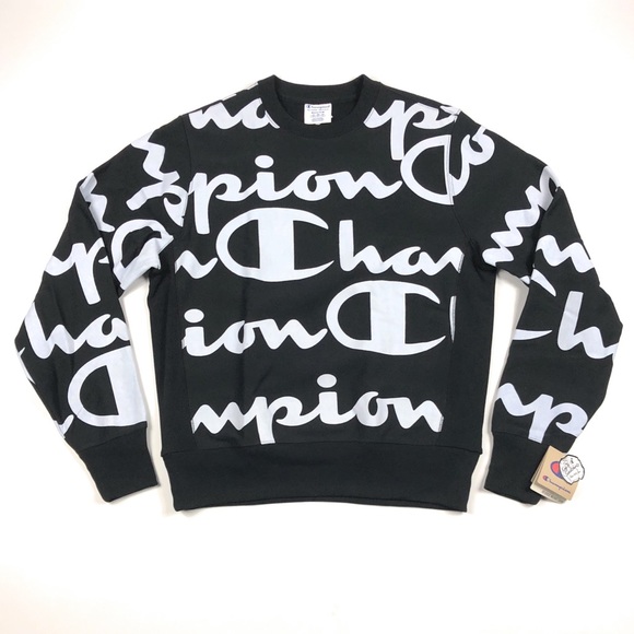 champion sweatshirt all over